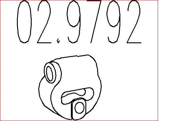 Anschlagpuffer, Schalldämpfer MTS 02.9792