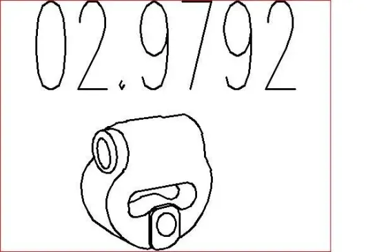 Anschlagpuffer, Schalldämpfer MTS 02.9792 Bild Anschlagpuffer, Schalldämpfer MTS 02.9792