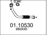 Abgasrohr vorne MTS 01.10530