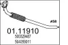 Abgasrohr vorne MTS 01.11910