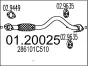 Abgasrohr vorne MTS 01.20025