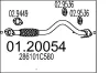 Abgasrohr vorne MTS 01.20054