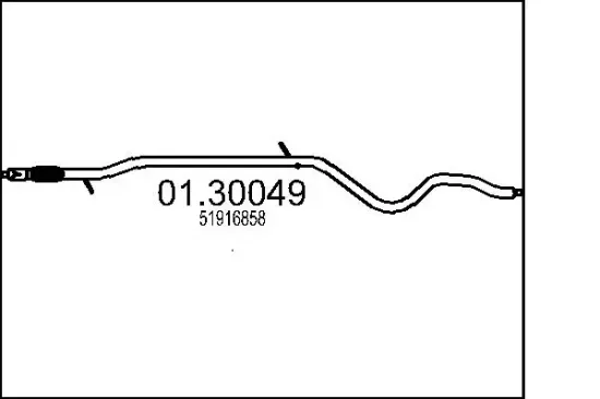 Vorschalldämpfer MTS 01.30049 Bild Vorschalldämpfer MTS 01.30049