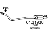 Vorschalldämpfer MTS 01.31930