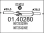 Mittelschalld&auml;mpfer MTS 01.40280