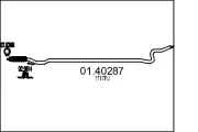 Abgasrohr vorne MTS 01.40287