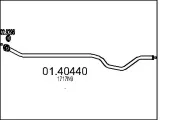 Abgasrohr vorne MTS 01.40440