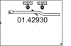 Abgasrohr hinten MTS 01.42930