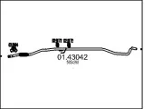 Abgasrohr vorne MTS 01.43042