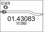 Abgasrohr vorne MTS 01.43083