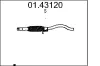 Abgasrohr vorne MTS 01.43120