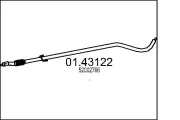 Abgasrohr vorne MTS 01.43122