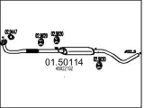 Mittelschalldämpfer MTS 01.50114