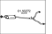Mittelschalldämpfer MTS 01.50272