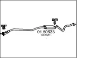 Mittelschalldämpfer MTS 01.50633