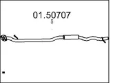Mittelschalldämpfer MTS 01.50707