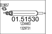Mittelschalldämpfer MTS 01.51530