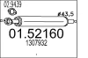Mittelschalld&auml;mpfer MTS 01.52160