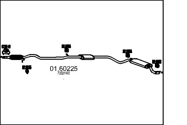 Mittelschalldämpfer MTS 01.50857