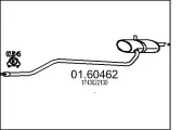 Endschalldämpfer MTS 01.60462