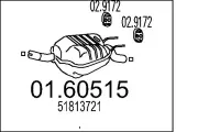 Endschalldämpfer MTS 01.60515