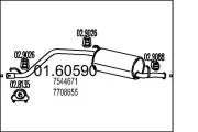 Endschalldämpfer MTS 01.60590