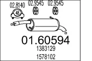 Endschalldämpfer MTS 01.60594