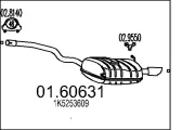 Endschalldämpfer MTS 01.60631