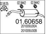 Endschalldämpfer MTS 01.60658
