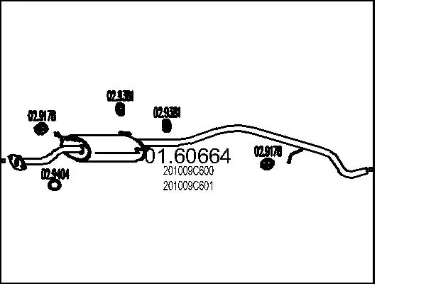 Endschalldämpfer MTS 01.60664