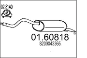 Endschalldämpfer MTS 01.60818