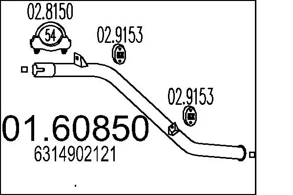 Endschalldämpfer MTS 01.60850