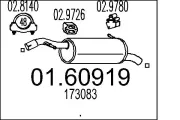 Endschalldämpfer MTS 01.60919