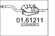 Endschalldämpfer MTS 01.61211