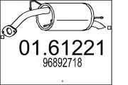 Endschalldämpfer MTS 01.61221