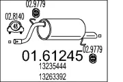 Endschalldämpfer MTS 01.61245