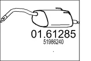 Endschalldämpfer MTS 01.61285