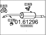 Endschalldämpfer MTS 01.61296