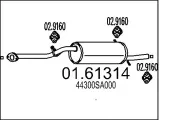 Endschalldämpfer MTS 01.61314