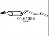 Endschalldämpfer MTS 01.61353