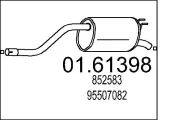 Endschalldämpfer MTS 01.61398