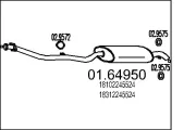 Endschalldämpfer MTS 01.64950