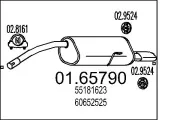 Endschalldämpfer MTS 01.65790