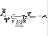 Mittelschalldämpfer MTS 01.80650