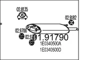 Endschalldämpfer MTS 01.91790