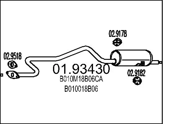 Endschalldämpfer MTS 01.93430