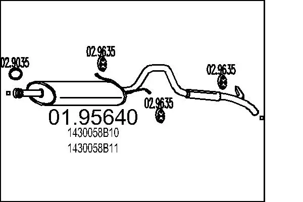 Endschalldämpfer MTS 01.95640