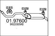 Endschalldämpfer MTS 01.97600