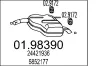 Endschalld&auml;mpfer MTS 01.98390