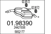 Endschalldämpfer MTS 01.98390